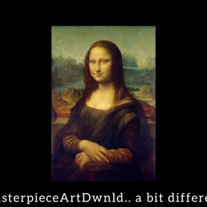 Mona Lisa | Leonardo da Vinci | canvas wall art painting poster digital prints