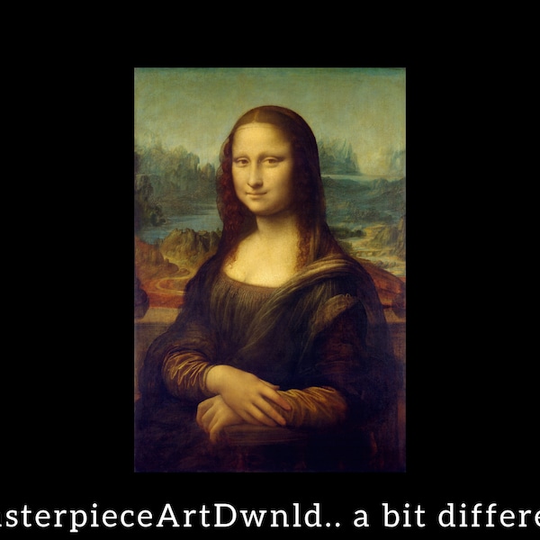 Mona Lisa | Leonardo da Vinci | canvas wall art painting poster digital prints