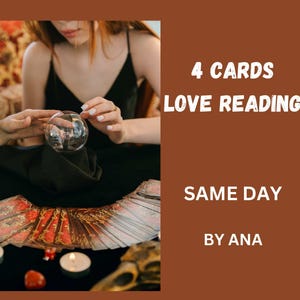 Same Day Love Tarot Reading – In-Depth 4 Card Psychic Reading for Soulmate, Relationship & Romantic Insight