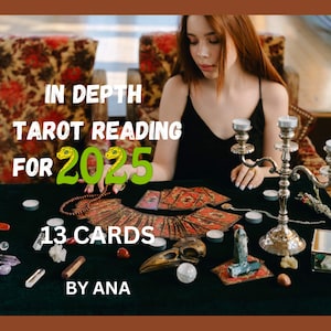 Volledige tarotlegging voor 2025: twaalf (12) maanden tarotlezen – 13 kaarten lezen – één kaart voor elke maand – paranormale lezing dezelfde dag