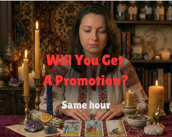 Will You Get a Promotion? Career & Job Tarot Reading -  Same Hour Tarot - NO AI