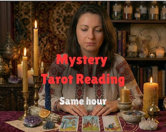 Mystery Tarot Reading - Surprise Psychic Experience -  Same Hour Delivery - NO AI