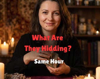 What Are They Hiding?  Same Hour Tarot Reading | Relationship Truth | NO AI Psychic