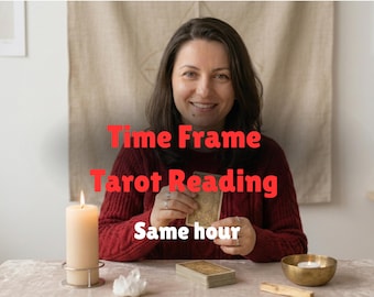 Lectura de Tarot con Marco de Tiempo: ¿Cuándo se realizará? Entrega en la misma hora (sin IA)