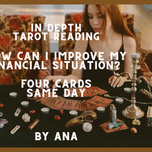 ¿Cómo puedo mejorar mi situación financiera? ¿Cómo puedo ser más rico? Lectura psíquica el mismo día, lectura profesional, lectura de cartas del tarot