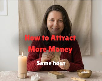 How to Attract More Money? Tarot Reading for Abundance - Same Hour - No AI