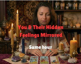 Ty i Twoje ukryte uczucia w lustrze – Czytanie o miłości i energii – Dostawa w tę samą godzinę – Tarot bez sztucznej inteligencji