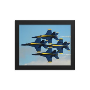 Framed poster