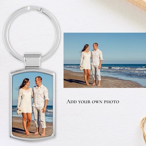 Personalisierter Foto-Schlüsselanhänger & kostenlose Geschenkbox - fügen Sie Ihr eigenes Foto hinzu - Geschenkidee