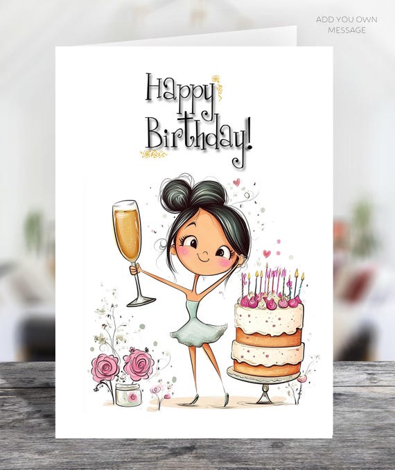 Pancarte carton Joyeux anniversaire marine et or avec ruban