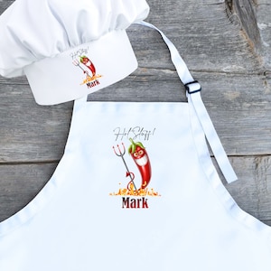 Cooking Aprons for Couples Hot and Spicy Matching Apron Couple