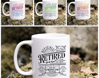 Personalised Retirement Cup Mug Work Colleague Leaving Gift Present