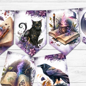 Wiccan Magic Bunting - Mystical Gothic Pagan Magic Spells Halloween Room Decoration