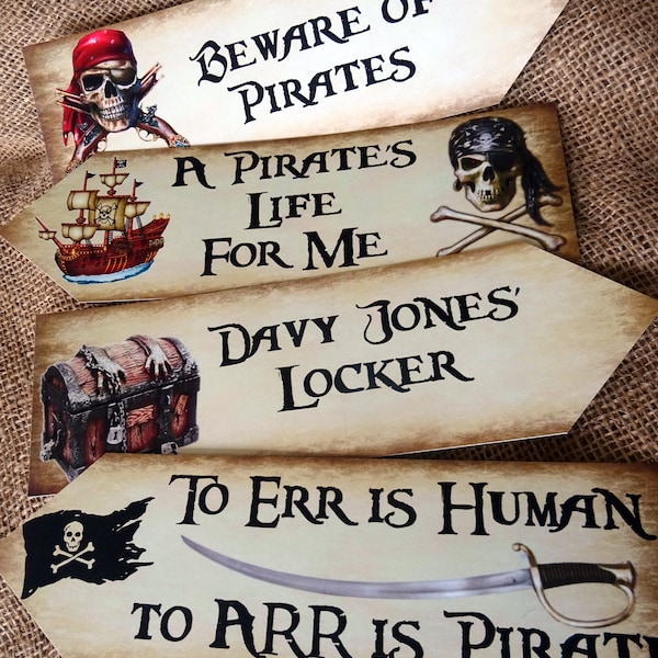 Pirate Signs - Etsy