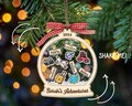 Personalized Travel Adventures Ornament, 4D Travel Shaker Ornament, Christmas Gift for Traveler, Christmas Ornament 2024, Travel Decor Gift