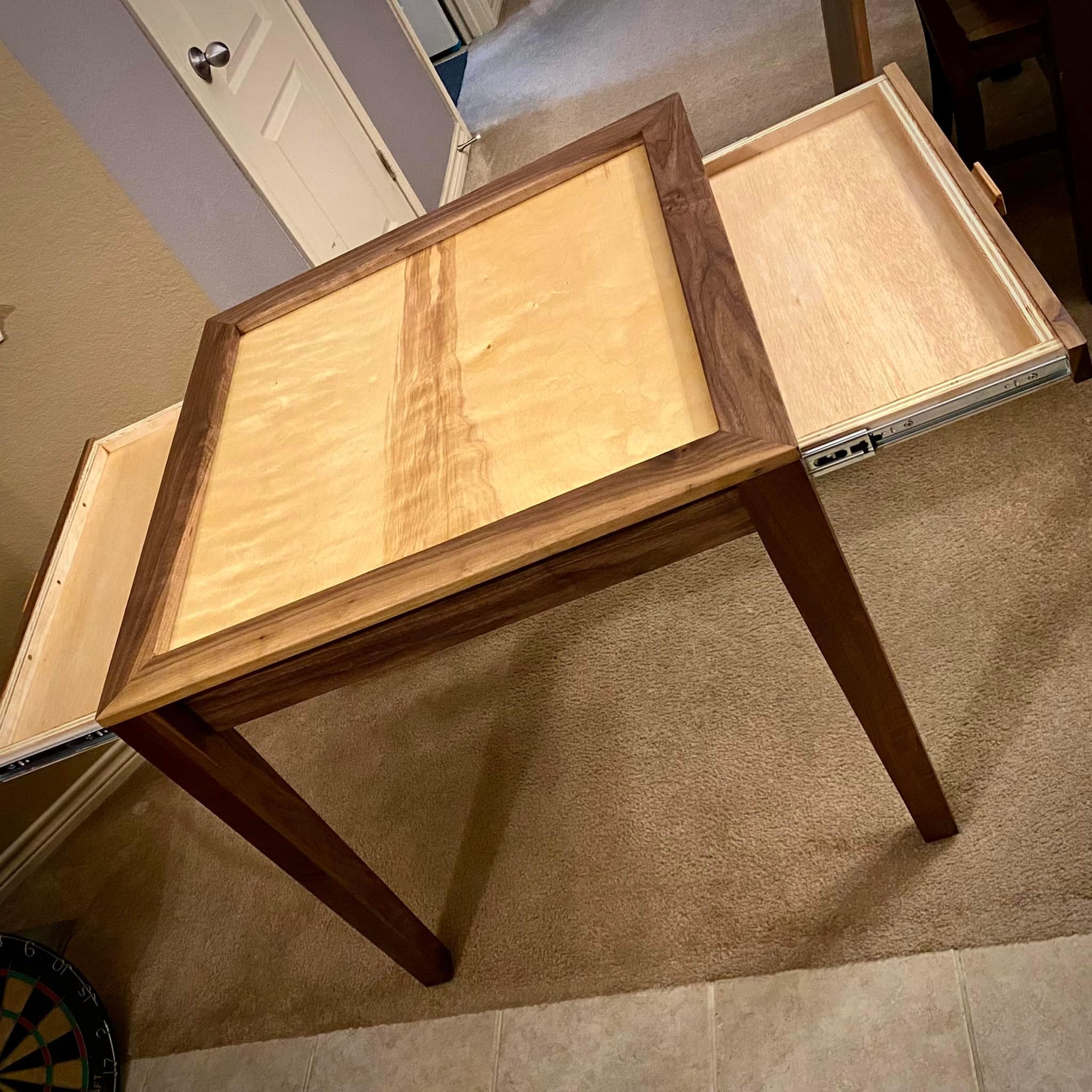 Puzzle Table With Removable Top Sketchup Plan Etsy