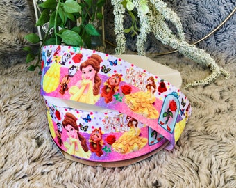 Cute princess 2 inch grosgrain ribbon