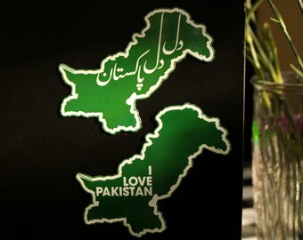 Pakistan Sticker or Magnet • Waterproof Vinyl, Desi Pride