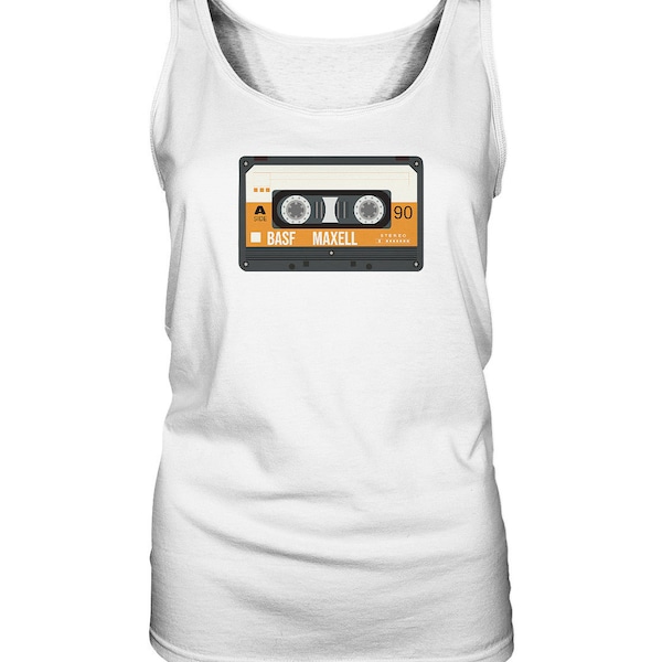 Retro 80s 90s Cassette - Ladies Tank-Top