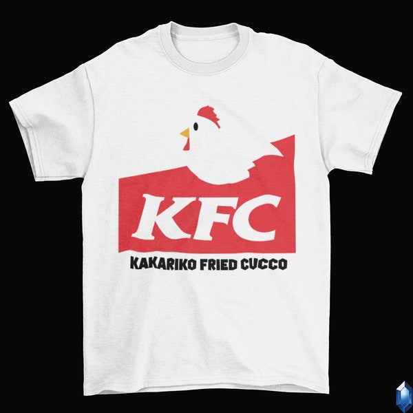 Kakariko Fried Cucco T-Shirt Unisex Adult Funny Sizes Cotton Zelda KFC Chicken 2022