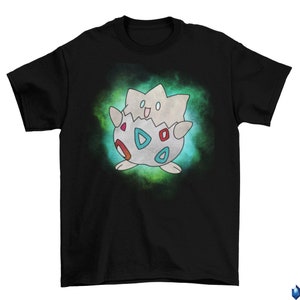 Togepi Galaxy Background T-Shirt Unisex Cotton TV Sizes Video Game Anime New 2022