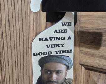 The Mummy Door Hanger Warden Imhotep Brendan Fraser Book of the Dead Sign Welcome New