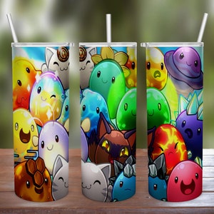 Slime Rancher Art 20oz 30oz Stainless Steel Tumbler w/ Straw & Lid 2022