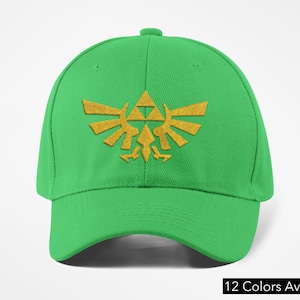 Legend of Zelda Hat Adjustable Gamer Colors Hyrule Hylian Link Triforce Fairy Majoras Mask BOTW