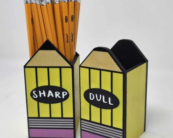Sharp & Dull Pencil Holder Classroom Decor Back to School Teacher Appreciation