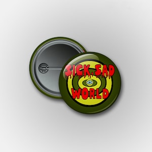 Sick Sad World Daria Pin Buttons Badge Magnet 1.25in Cartoon MTV TV Show 2022