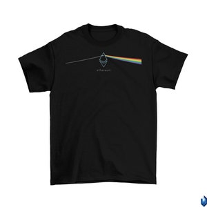 Ethereum Pink Floyd T-Shirt Unisex Cotton Adult Dark Side of Moon Crypto 2022