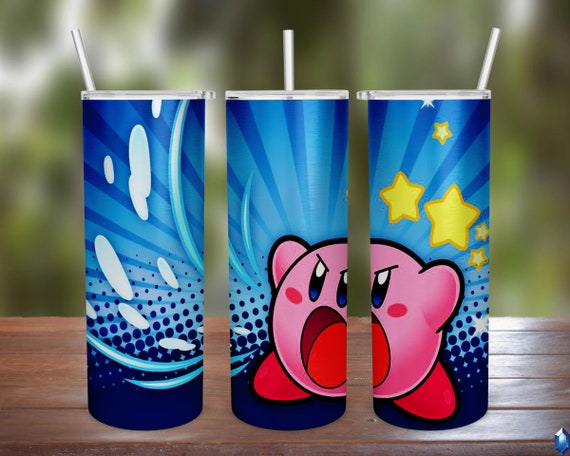 Kirby 20oz Tumbler with Lid Super Anime Store