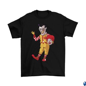Joker Ronald Mcdonald T-Shirt Unisex Cotton TV