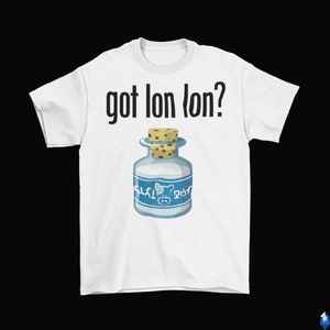 Lon Lon Milk Legend of Zelda Ocarina of Time T-Shirt Unisex Cotton Link Nintendo 2022