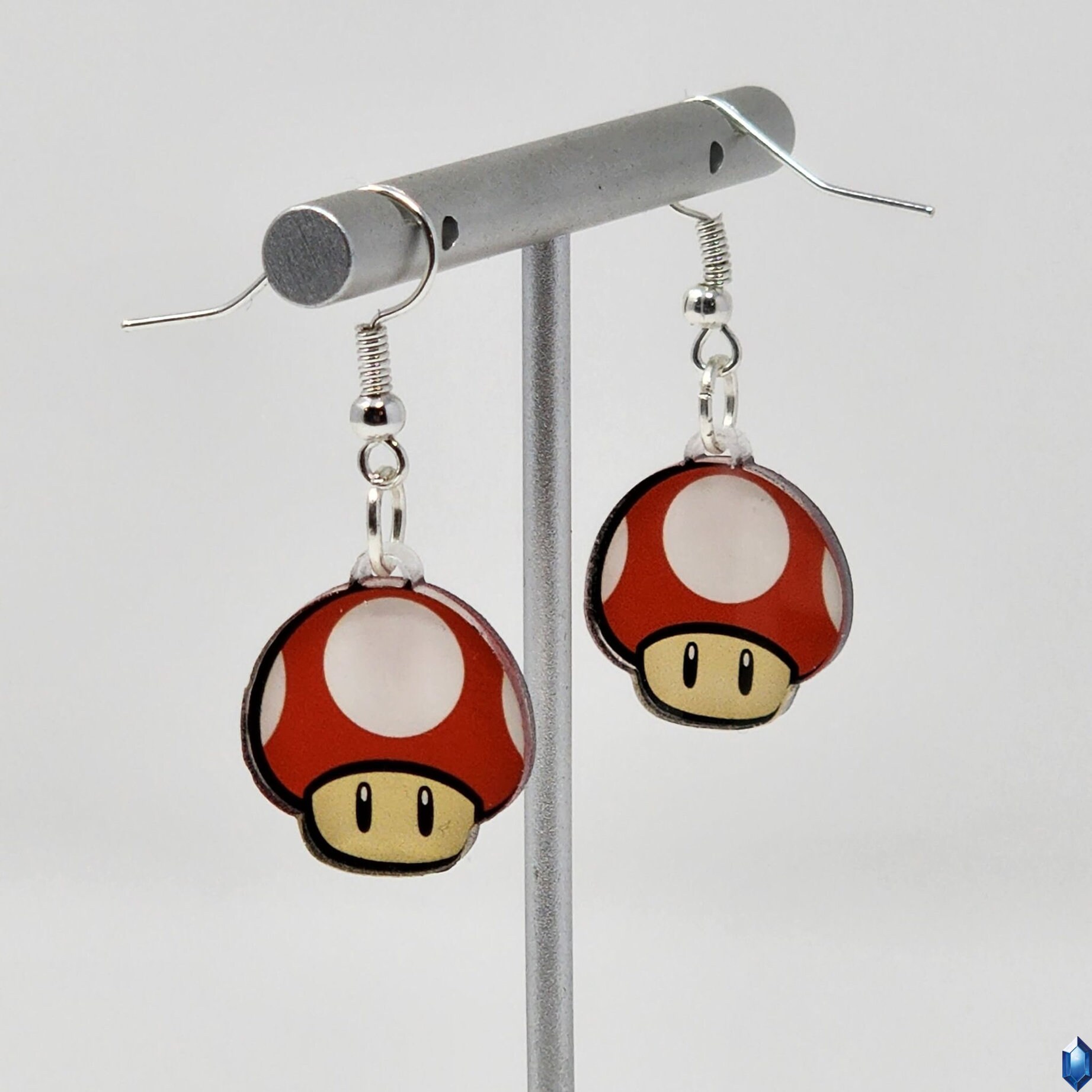 Mario mushroom earrings deals