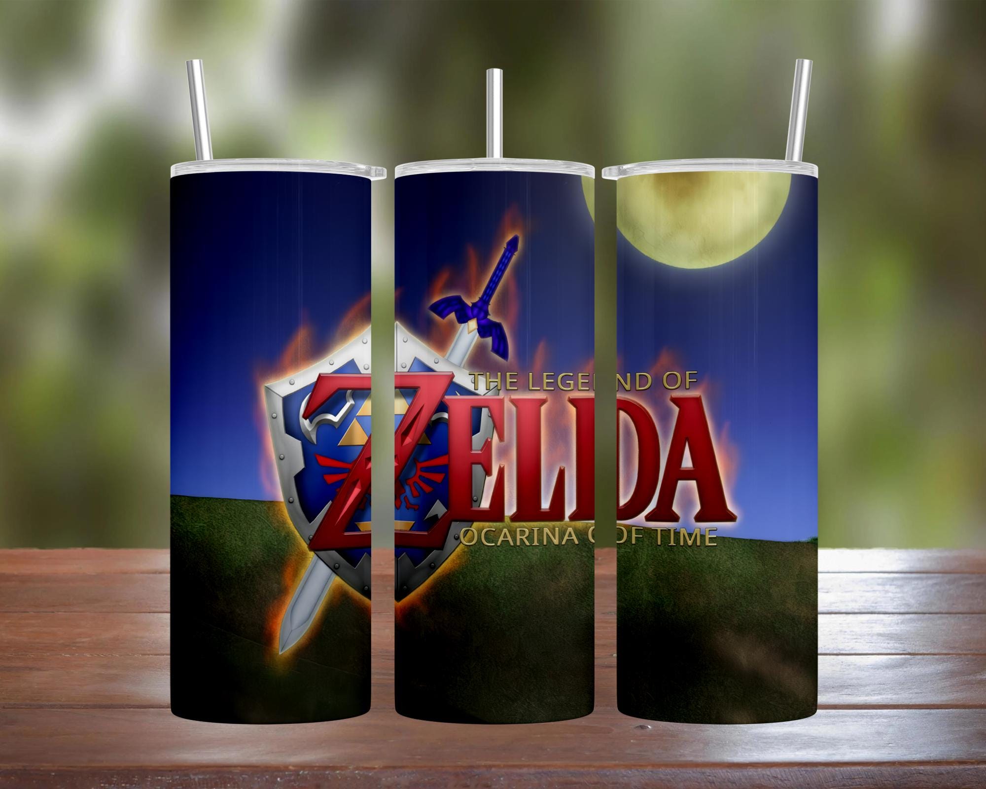 【コップ】ゼルダコレクション Zelda Ocarina of Time Title 20oz 30oz Stainless Steel