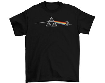 Legend of Zelda Pink Floyd T-Shirt Unisex Cotton Dark Side of Moon Link Nintendo 2022