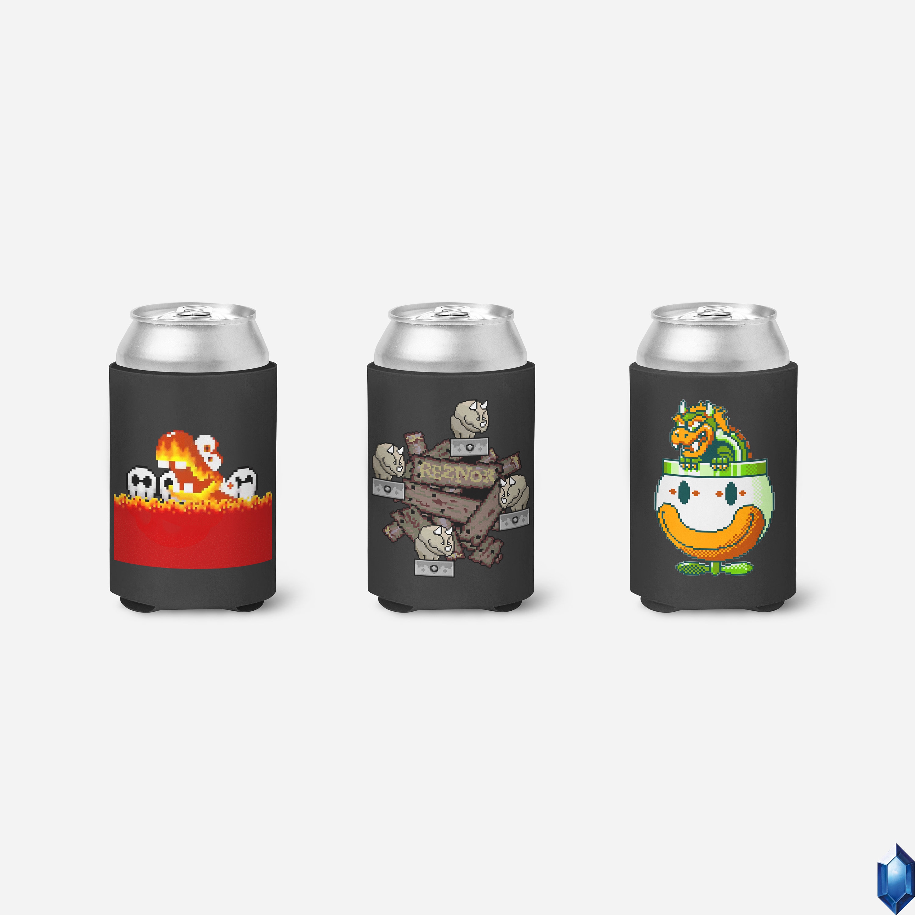 Koozies para latas, enfriador de bebidas, juego de ajedrez Check Mate Logo  Scuba espuma Party Beer Cover