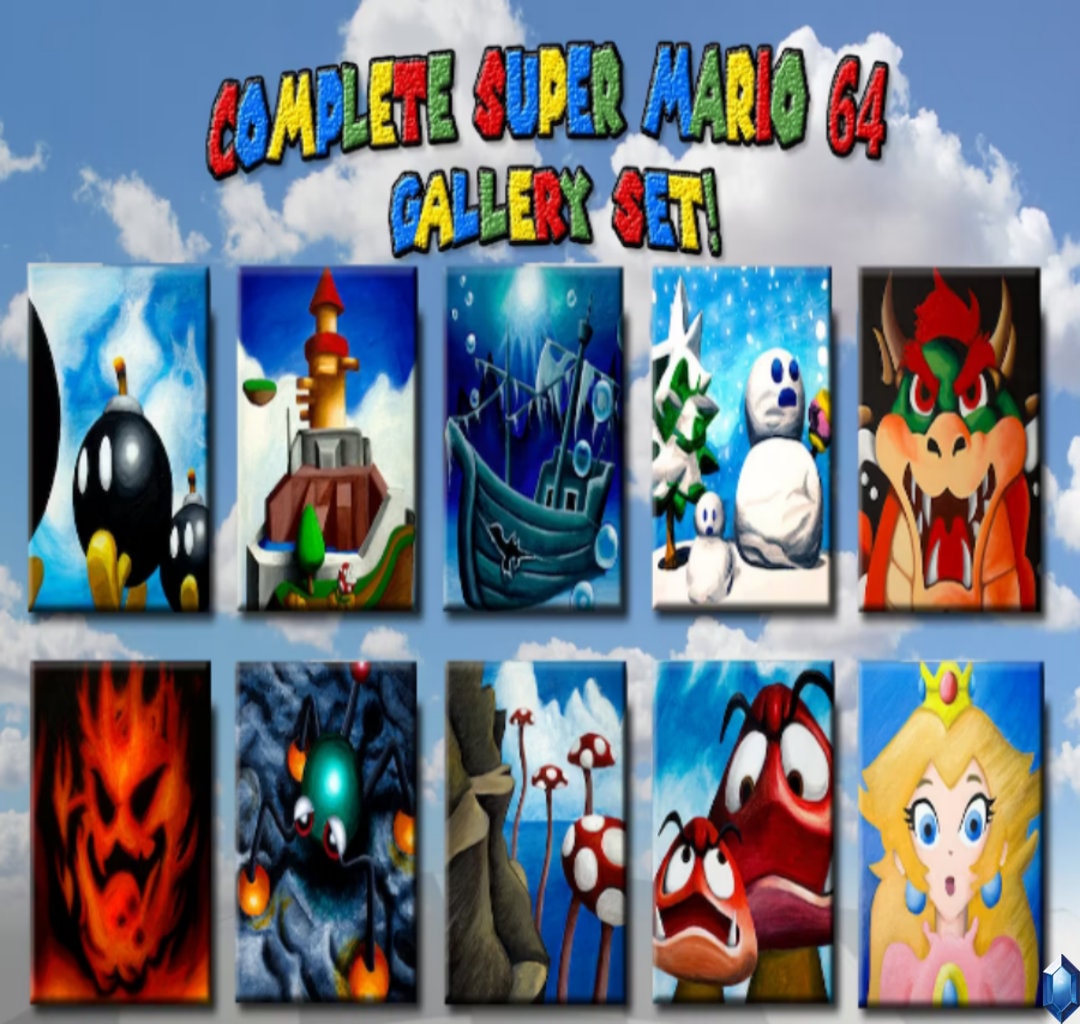Mario 64 paintings deals