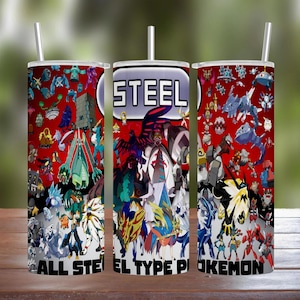 Anime Assorted Steel Type 20oz 30 oz Stainless Steel Tumbler w/ Straw & Lid 2022