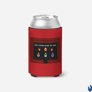 Potion Shop Heath Magic Healing Legend of Zelda NES Cooler Cozie Gift Beer Can Video Game Switch 2022