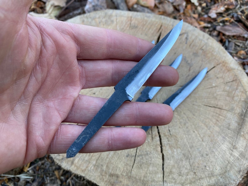 Curved Sloyd Knife Blade 80mm, Wood Carving Knife, Spoon Carving Knife