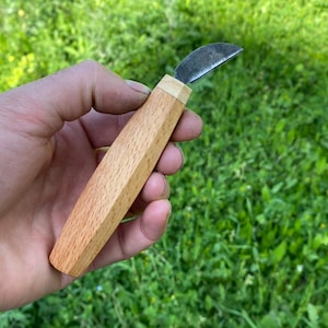 Detail Carving Knife No 5, Chip Carving Knife, Figure Carving Knife, Whittling Knife, Wood Carving Knife, Wood Carving Tool