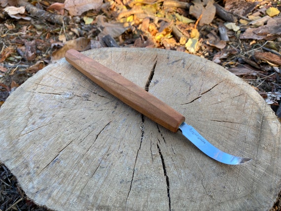 Spoon Knife Left Hand Open Curve, Hook Knife, Wood Carving Knife, Kuksa  Knife, Carving Tool 