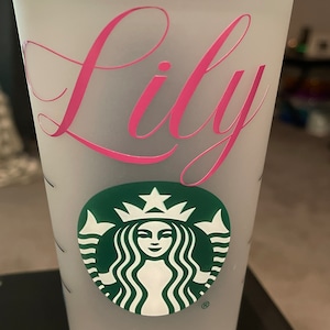 Disney character Starbucks cup