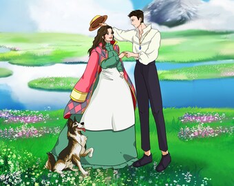 Drawing Anime Couple 14 Anime Couple Drawing - Etsy