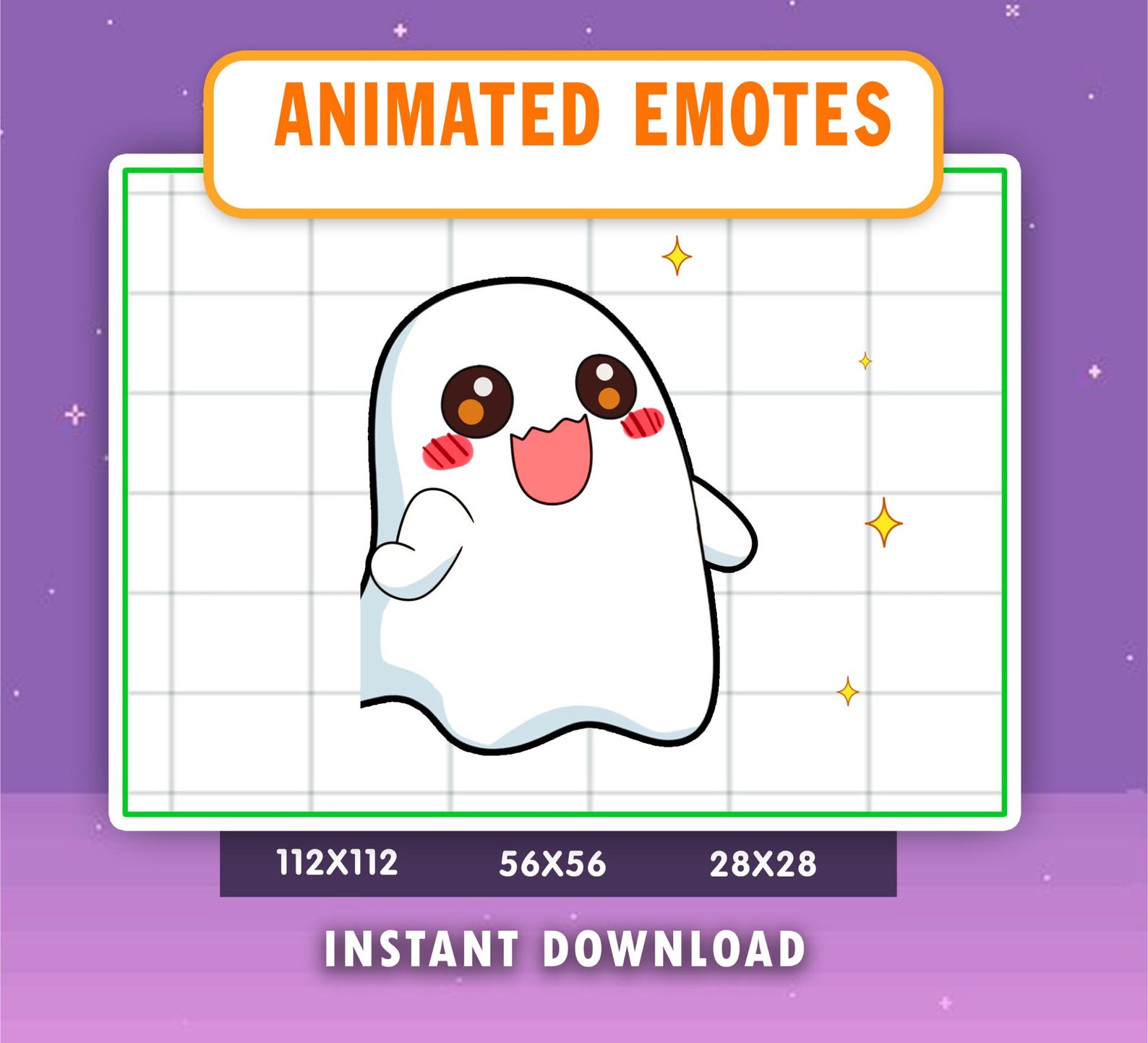 Animated Boo Dance Emote for Twitch, Discord, Youtube (digital Download ...