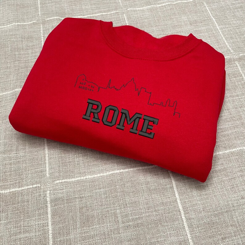 Felpa Donna AS Roma Imprinting Collection - Ufficiale, Bianca, 80% Cotone 20% Poliestere, Made In Italy