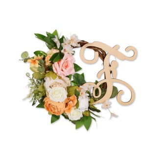 Corona de verano para puerta / corona de primavera para puerta principal / corona floral / corona rústica de granja de campo / decoración de porche / regalo personalizado