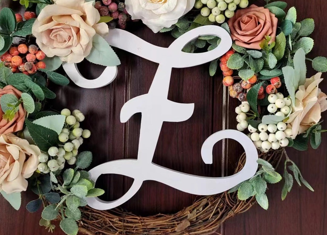 Fancy Monogram Letter Choose Your Letter Script Monogram - Etsy